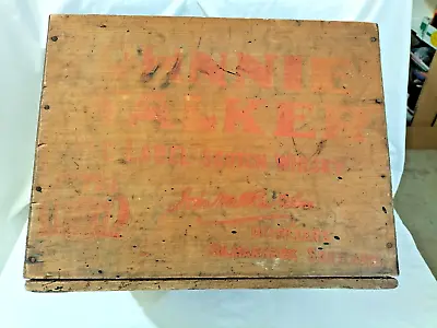 Vintage Scarce Johnnie Walker Red Label Whisky Wooden Crate Johnnie Walker - AF • $58.50