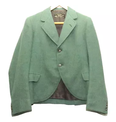 Vintage Arthur Mc Connachie Kilt Jacket And Waistcoat 34''r Lovat Green 1940's • £175