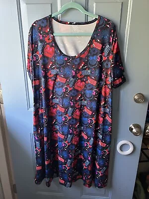 3XL Ambrie Disney Inspired Swing Dress With Pockets EUC Minnie Mouse • $26