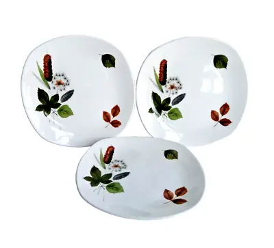 3 Side Plates Midwinter Stylecraft Riverside Staffordshire England John Russel • £18.88