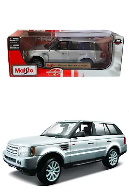 Brand New Maisto 1:18 Scale Range Rover Sport Diecast Car Special Edition Sliver • $89.99