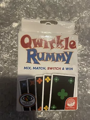 MindWare   Qwirkle Rummy (Colour-Blind-Friendly)   Family Card Game   Ages 8+    • £5.99