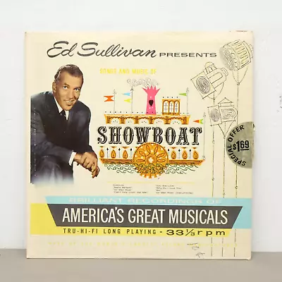 Ed Sullivan Songs And Music Of Showboat ES3 NA Records Vinyl Record 33rpm • $10.56