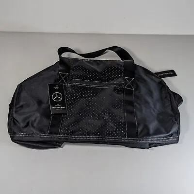 Mercedes Benz Black Logo Weekender Duffle Gym Bag NWT • $84.99