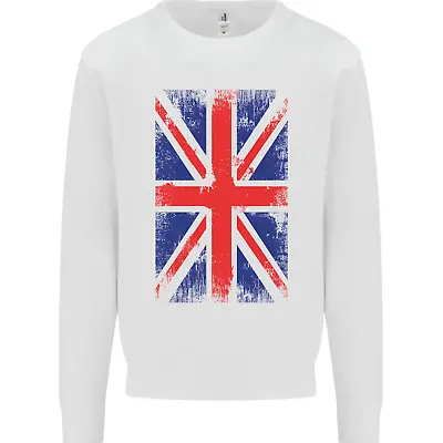 King Charles Coronation Union Jack Flag Great Britain Mens Sweatshirt Jumper • £15.99