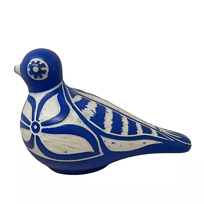 Vintage Pablo Zabal Blue Dove Figurine Pottery Bird • $40