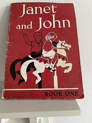 Janet And John Book 1 Original 1950’s/ 60’s • £25