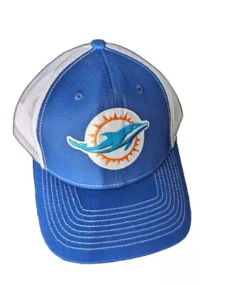 NFL Miami Dolphins Cap Blue/ White Hat Cap. Adjustable NEW  • $25.49