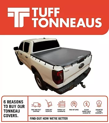 Bunji Tonneau Cover For Ford Next Gen Ranger Dual Cab July 2022 To Current • $273.90