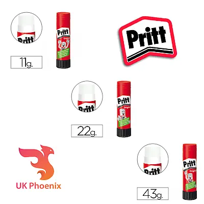 £2.29 • Buy Pritt Original Washable Non Toxic Solid Glue Stick Kids Craft School 11g 22g 43g