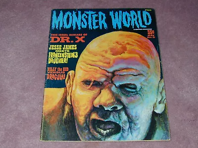 MONSTER WORLD Magazine # 8 By Warren Dr.X Jesse James Frankenstein's Daughter • $9.50