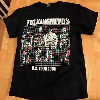 Talking Heads  Tour 1980 Cotton Black Unisex T-shirt  S-5XL Men Women VM9110 • $26.99