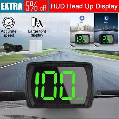 Car Digital GPS Satelite Speedometer Speed KMH HUD Head Up Display Universal DM • $14.69