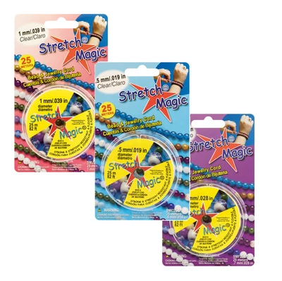 £9.15 • Buy Stretch Magic Zero Fray Elastic Bead Kumihimo, Jewellery Making Cord, 25m Reel