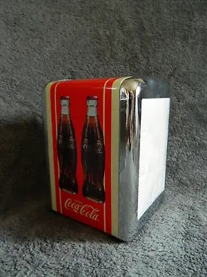 Coca Cola Tin Table Paper Napkin Dispenser • £14.99