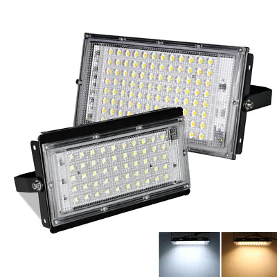 50W 100W LED Floodlight Light Security Flood Lights Outdoor Garden Lamp IP65  • £7.91