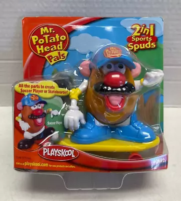 Playskool Mr Potato Head Pals Sports Spud Skateboarder/Soccer Player MOC 2002 • $19.99