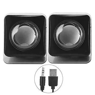 Computer Speakers For Desktop PC Laptop Mac USB 2.0 Mini Wired Combination Sp... • $22.20