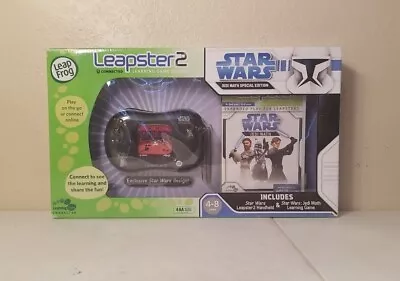 New LeapFrog Leapster2 Special Edition Star Wars Learning System Jedi Math 2008 • $222.71