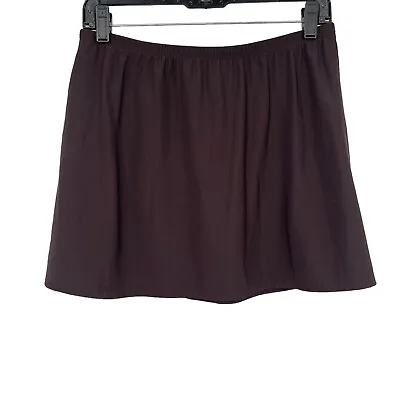 MagicSuit Brown Swim Skirt Women's Size Large Cover-up Nylon Spandex • $12.50