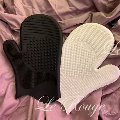 NEW Makeup Cosmetic Washing Cleaning Brush Tool Silicone Cleaner Glove Scrubber  • $11.99