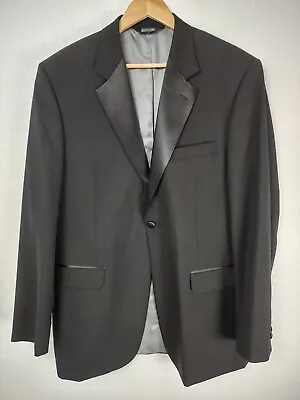 Stafford Black Tuxedo Men's Jacket Size 42 Long • $63.05