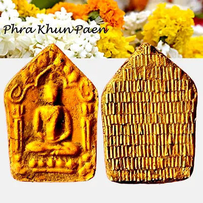 Phra Khun Paen LP Tim Buddha Takrut Amulet Sacred Objec Talismans Super Charms • $35.69