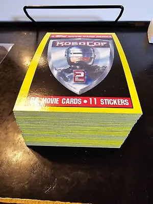 1990 Topps Robocop 2 Movie Trading Cards Complete Set (1-88) • $10