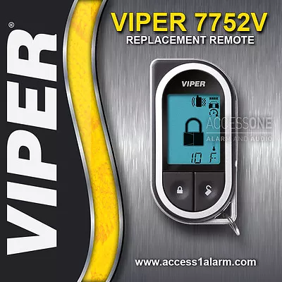 Viper 2-Way LCD Remote 7752V For 4702V / 4704V / 4708V / 5702V / 5704V / 9752VL • $169.99