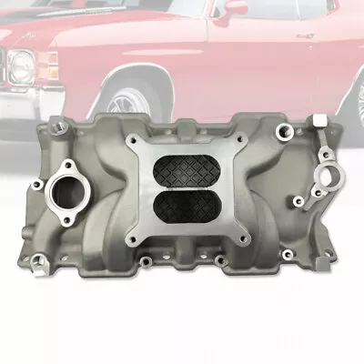 Dual Plane Intake Manifold Fits Chevy Small Block SBC 265 283 350 400 V8 1956-86 • $218.99