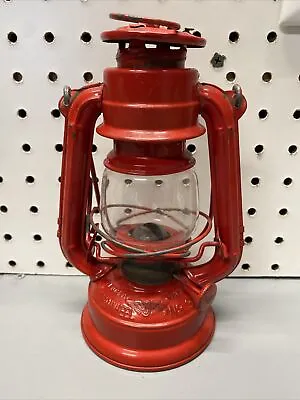 Vintage Winged Wheel No. 350 Red Oil Lamp/Lantern Made In Japan 1960's 7-1/2  • $10.99