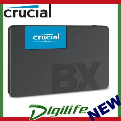 Crucial BX500 240GB 2.5  SATA SSD 3D NAND 540/500MB/s 7mm Acronis True Image • $49