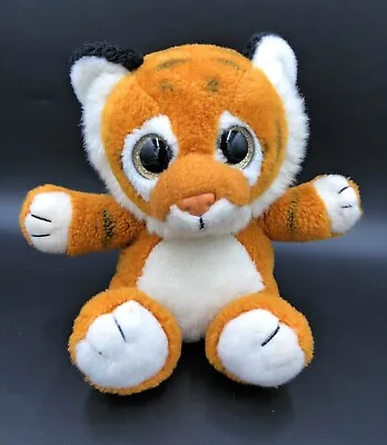Keel Toys Baby Tiger Soft Plush Toy With Big Eyes 8” High Sitting Comforter • £11.99