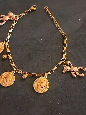 £8 • Buy Costume Jewellery   Articulate Teddy Bear Charm Bracelet