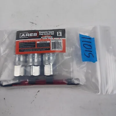 Ares 11015 3-Piece Magnetic Spark Plug Socket Set • $18.99