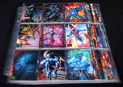 1995 Fleer Marvel Masterpieces Base Set Of 151 Cards Plus Subset Cards Mint! • $778.99