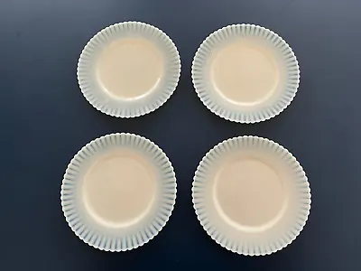 Macbeth Evans Cremax Petalware Salad/ Luncheon Plates 8   Set Of 4 Exc Cond • $29.99