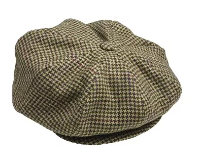 Laksen Ainsley Tweed Newsboy Shooting Cap Size 61cm • £60