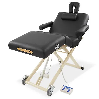 Electric Lift Adjustable 4-Section Professional Massage Table With Handrests • $972.95