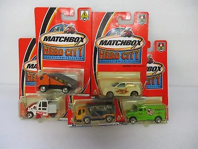 Matchbox China Superfast 2003 Hero City Lot Of 5 Service Vehicles #3 Carded • $3.95