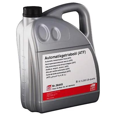 X5 LITER FEBI Automatic Transmission Oil Fluid ATF For Mercedes Approval 236.14 • $95.40