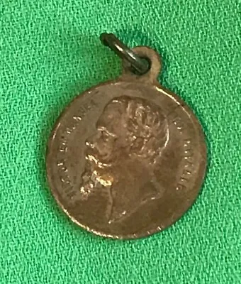 Rare 1859 Victory At Battle Of Solferino Victor Emmanuel Ii Miniature Medal • $48.36