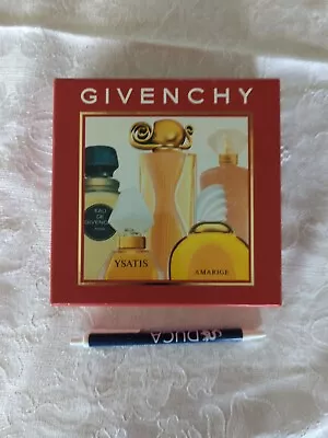 Givenchy Miniature Mini Perfume Cologne Bottles Boxed Set Of Five (5) • $15