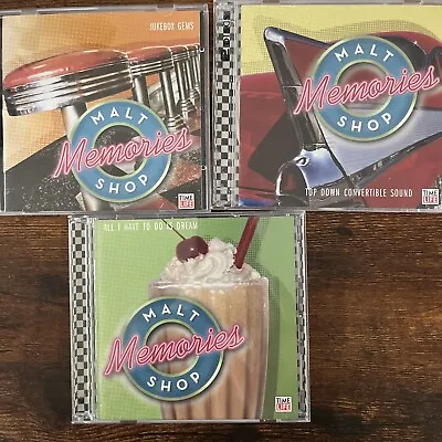 Malt Shop Memories By Various Artists (CD 2006) 3  X 2cd’s • $20.99