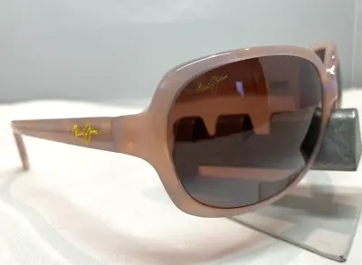 Maui Jim Rainbow Falls Mj 225-09 Pink Pearl Maui Rose Polarized Sunglasses New • $170
