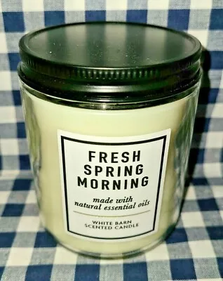 NEW Fresh Spring Morning 7 Oz Single Wick Jar Candle Bath & Body Works • $16