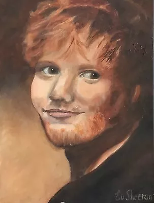 Ed Sheeran Oil On Canvas Original Art Work By Iona McLean. • £95