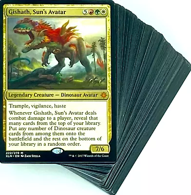 ***Custom Commander Deck*** Gishath Sun's Avatar - Dinosaurs - EDH Magic Cards • $91.29