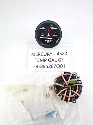 GENUINE 895287Q01 Mercury Mariner TEMPERATURE GAUGE ASSEMBLY Outboard Engine • $83