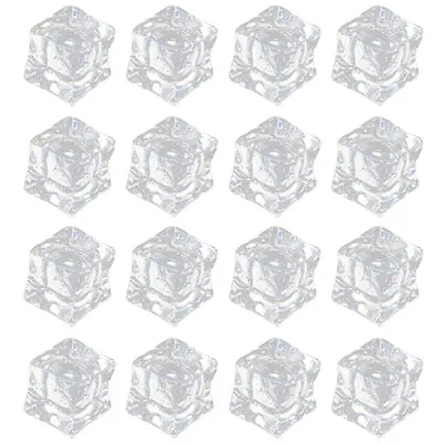 200pcs Fake Ice Cubes Acrylic Ice Cubes Reusable Fake Ice • £11.14